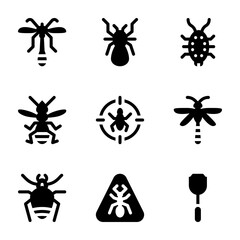 Pest and Insect Control Icon Pack 