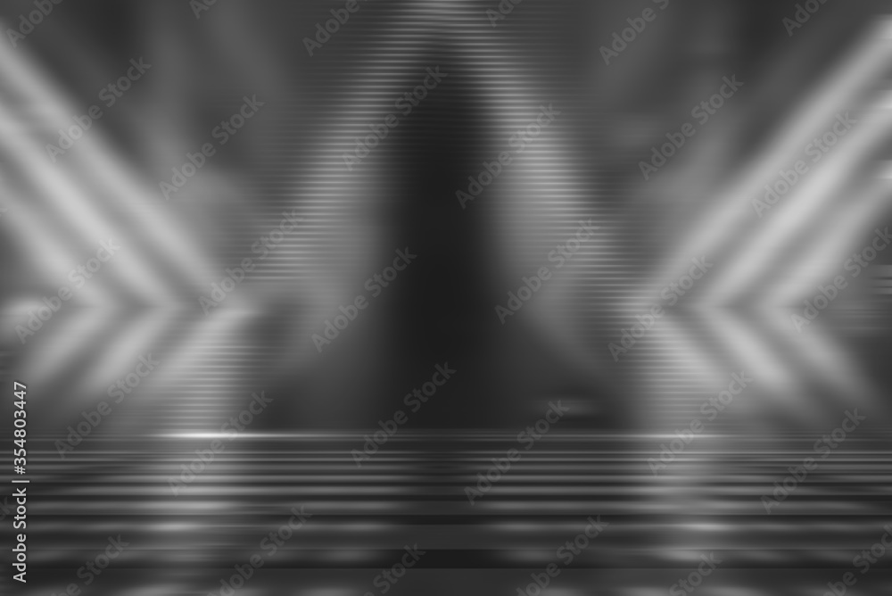 Poster black abstract background blurred. empty white light gradient studio room. used for background and d