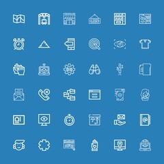 Editable 36 business icons for web and mobile