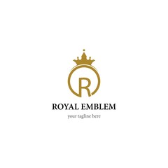 Royal logo template vector icon design