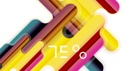 Abstract liquid lines geometric background