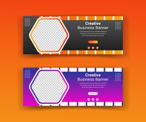 Corporate business banner templates 