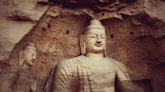 Buddha Stone Carving of Yungang grottoes