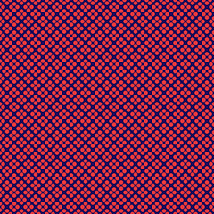 Illustration with repetitive geometric shapes covering the background. Drawing with colored pattern that can be used as a web pattern, wallpaper, digital graphics, gifts and artistic decorations.