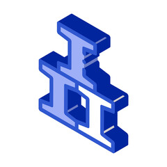 Railroad Metallurgical Icon Vector isometric sign. color isolated symbol illustration