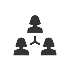 Teamwork vector icon