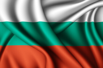 Obraz premium waving flag of Bulgaria