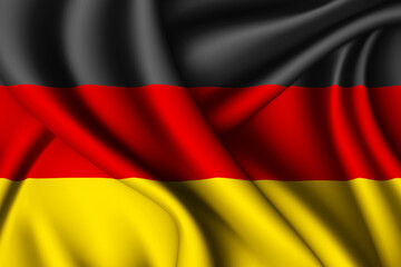 waving flag of Germany