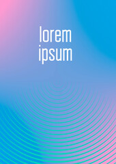 Obraz premium Minimalistic cover template set with gradients