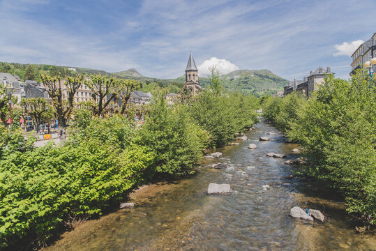 Ville de La Bourboule en Auvergne (France&agrave;