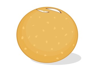 Besan ladoo or Besan Laddu Indian Sweets or Mithai Food Vector