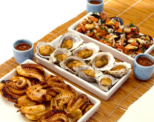 Seafood platter