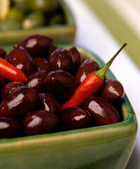 Olives on Platter