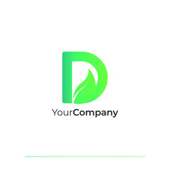startup d logo template with modern and minimalist style