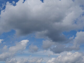 blue sky with clouds