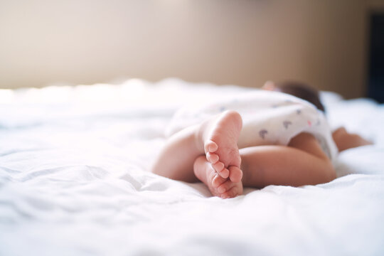 安眠する赤ちゃん