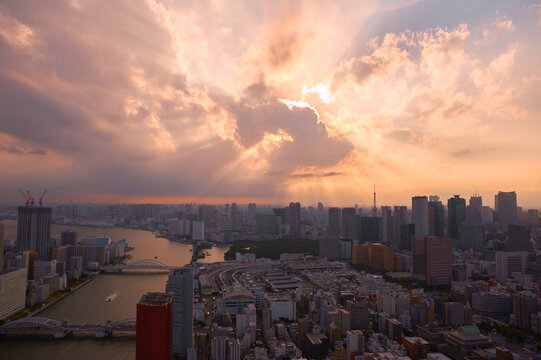 日本の風景、東京の街