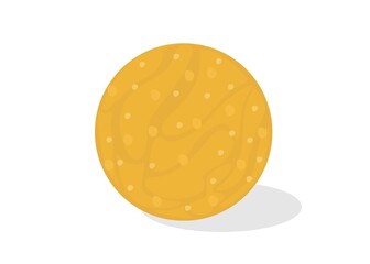 Besan Laddu Indian Sweets or Mithai Food Vector