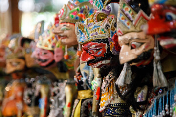Fototapeta na wymiar Character of Wayang Golek-Sundanese traditional puppet show.