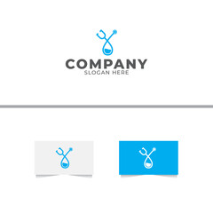 Doctor Drop Logo Design Vector Template