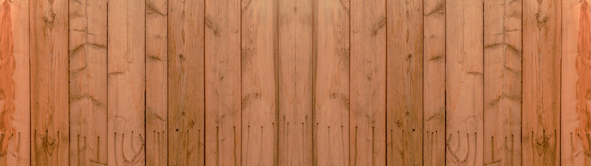 Fototapeta premium old brown rustic dark wooden texture - wood background panorama long banner 