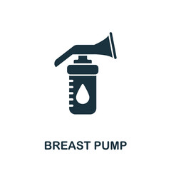 Breast Pump icon. Simple element from baby feeding collection. Creative Breast Pump icon for web design, templates, infographics and more