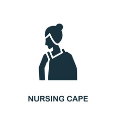 Nursing Cape icon. Simple element from baby feeding collection. Creative Nursing Cape icon for web design, templates, infographics and more