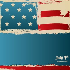USA independence day design