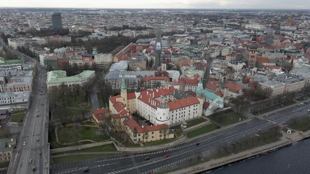 Latvia capital city Riga Presidents castle