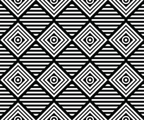 Seamless square pattern with stripes and white background.seamless geometric pattern