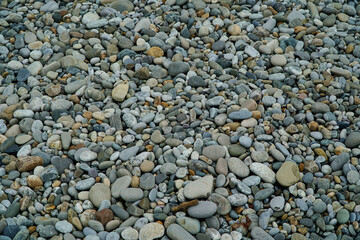Stones. Texture of gray. Natural background. The beach and shore. Wallpaper. headpiece. High quality photo