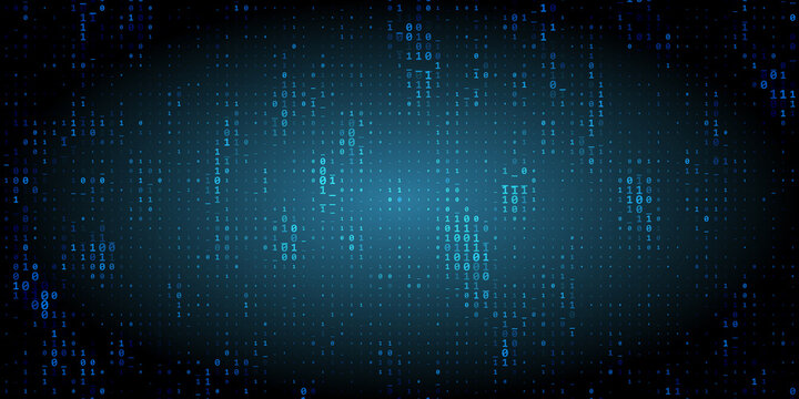 Abstract futuristic cyberspace  background.  Hacking programming data. Artificial Intelligence.  Machine learning.