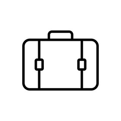 brief case - bag icon vector design template