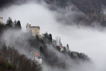 Fototapeta premium Entorno del lago Leman en Suiza.