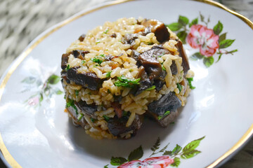 risotto with mushrooms