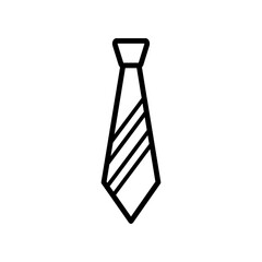 neck tie - fashion icon vector design template