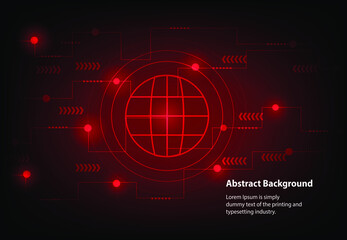 Abstract background for business design blend, EPS10 design graphic concept with color red.