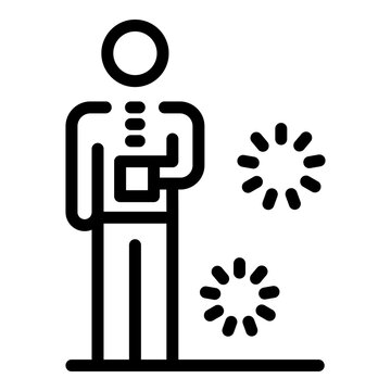 Modern butler icon. Outline modern butler vector icon for web design isolated on white background