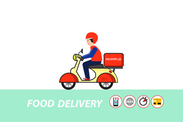 Delivery business concept