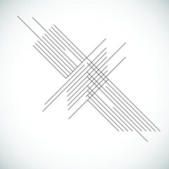 Abstract Hipster Lines Background . Vector .