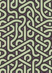 Fototapeta premium Colour Hexagon Tile Connection art background design illustration