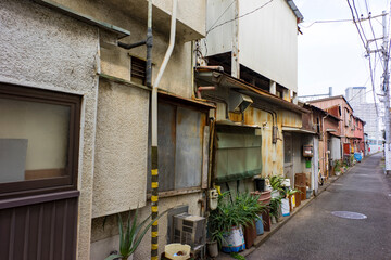 Fototapeta na wymiar 神奈川県横浜市　小安の風景