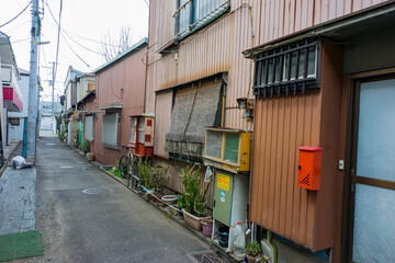Fototapeta na wymiar 神奈川県横浜市　小安の風景