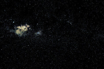 Stars and galaxy outer space sky night universe black starry background of shiny starfield
