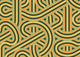 Colour Hexagon Tile Connection art background design illustration