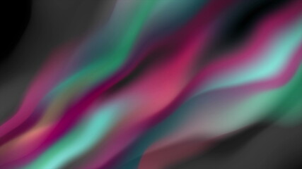 Holographic smooth flowing waves abstract background