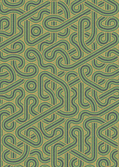 Colour Hexagon Tile Connection art background design illustration