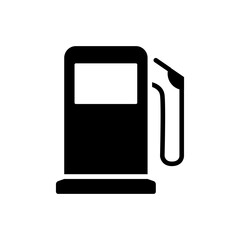 gasoline pump icon vector template