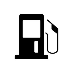 gasoline pump icon vector template
