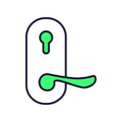 Door handle icon